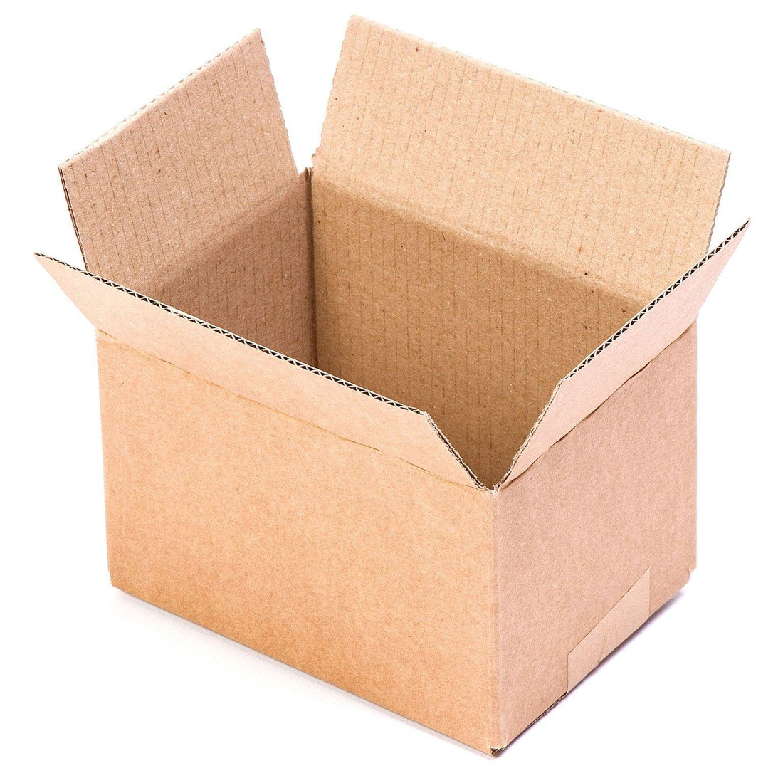Cajita de embalaje pequeña y robusta de 160x115x102 mm en color kraft. Perfecta para packaging ecológico de productos ligeros, envíos por mensajería o protección de objetos delicados. Fabricada en cartón reciclado de canal simple, ideal para negocios online que buscan una presentación cuidada y funcional.