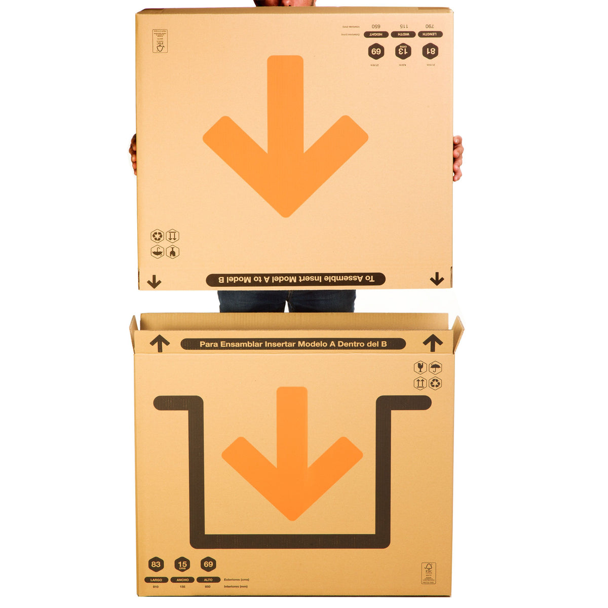 Full Telecscope Box Telescopic Box for Pictures and TVs up to 55