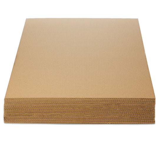 TELECAJAS | Planchas de Cartón Manualidades | Din A1 : 84,1 x 59,4 cms - Grosor: 5mm - Color: Kraft Marrón | Pack de 25 - TELECAJAS