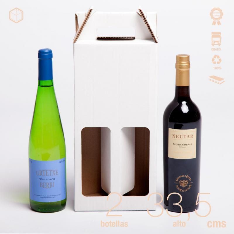 Caja Estuche para botellas de vino de 3 botellas