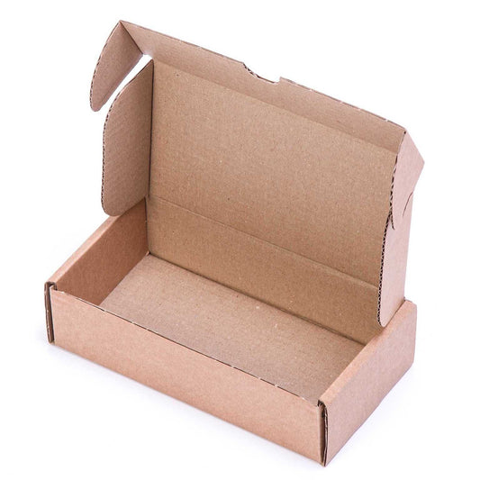 TELECAJAS | 18x10x5 cms - Cajita Automontable Robusta | Cartón Marrón Kraft - Ideales Envíos Postales | Pack de 50 cajas - TELECAJAS