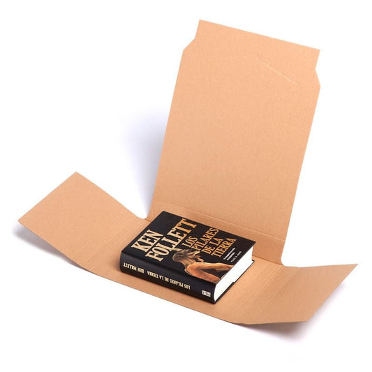 TELECAJAS | Estuche Envío de Libros - Resistentes y Reutilizables. Para Vendedores, Librerías y Aficionados – Pack de 50 Cajas - TELECAJAS