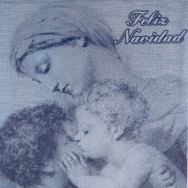 Caja de embalaje para lotes de Navidad, fabricada en cartón estucado con acabado brillante. Diseño elegante con ilustración clásica y mensaje Feliz Navidad perfecta para regalos grandes, botellas, chacinas o quesos. Packaging resistente y de presentación premium para cestas o lotes navideños.