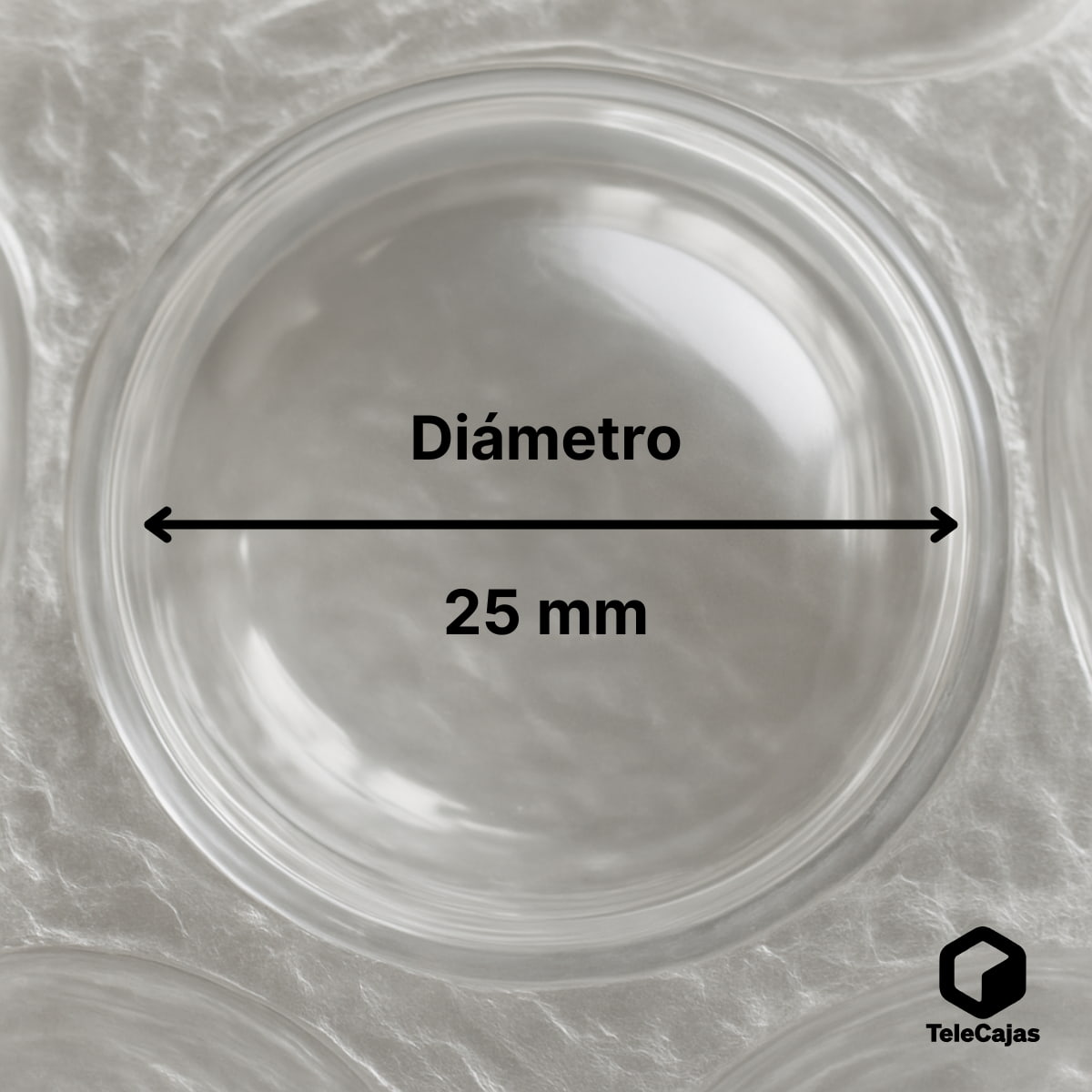 Burbuja americana de 2,5 cm de diámetro, modelo jumbo con alta presión de aire. Ideal para proteger productos frágiles en envíos de ecommerce o mudanzas industriales. Medidas: 75 metros de largo.