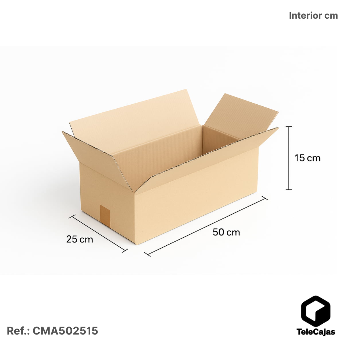 TELEBOXES | Elongated Flat Robust Cardboard Box