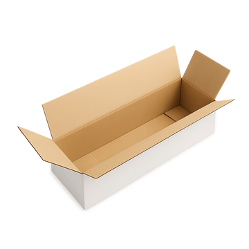 Ham and Shoulder Box - 85x25x16.30 cm | White Ham Holder - Reinforced Double Channel