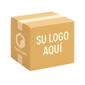 Cajas de Cartón personalizadas con su logotipo. TeleCajas