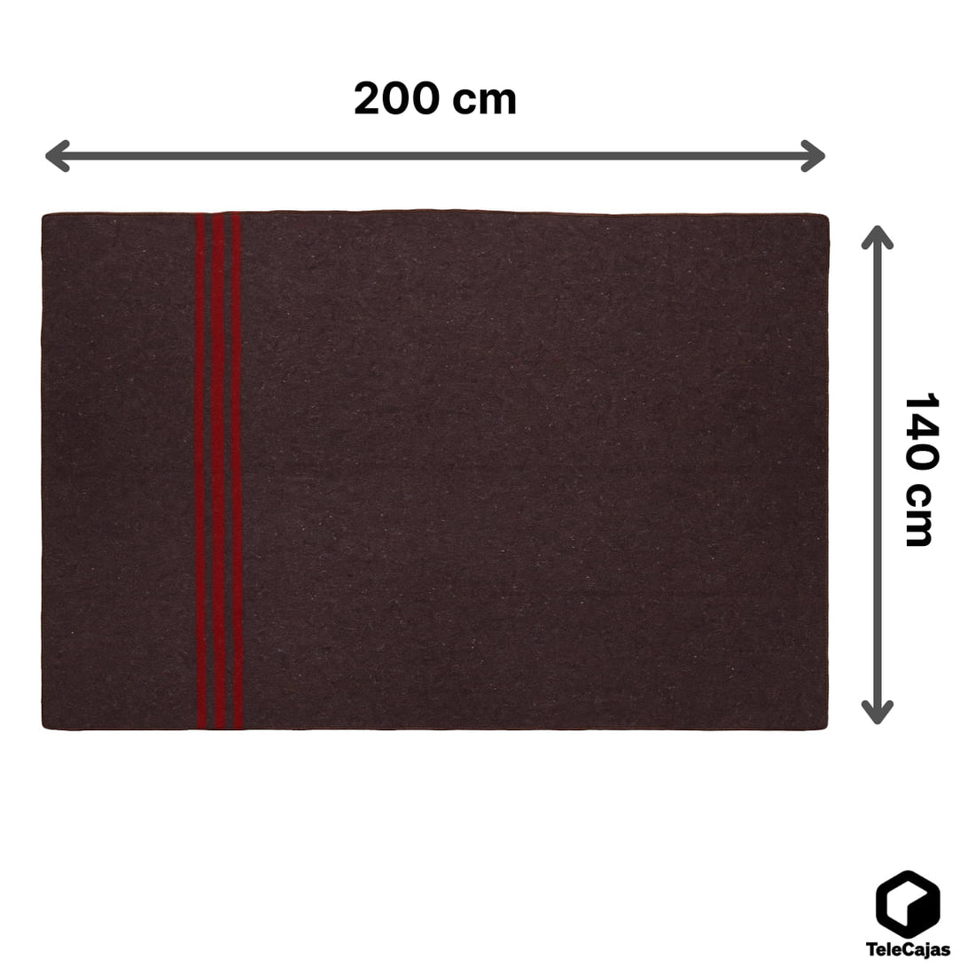 Cobertor para mudanças, animais de estimação e ioga - Resistente | Espessura 350 grs/m2 | Tamanho: 200x140 cms