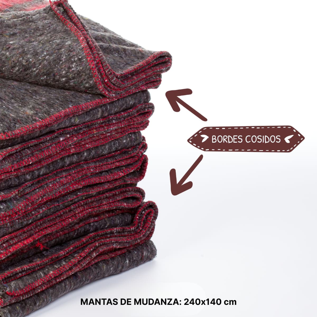 Cobertor para mudanças, animais de estimação e ioga - Resistente | Espessura 350 grs/m2 | Tamanho: 200x140 cms