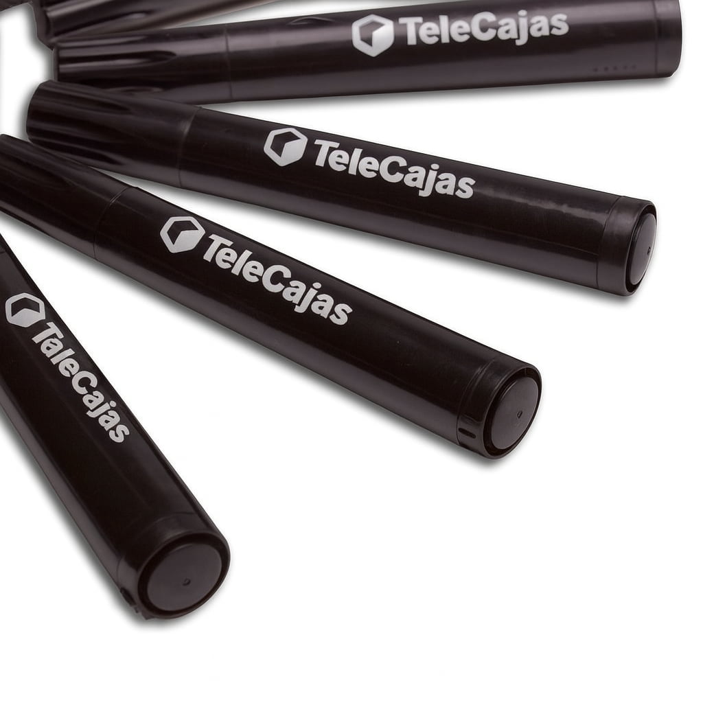 Rotulador permanente BIC negro para marcar y nombrar cajas de cartón en la mudanza,  y uso multiuso en oficina u hogar.