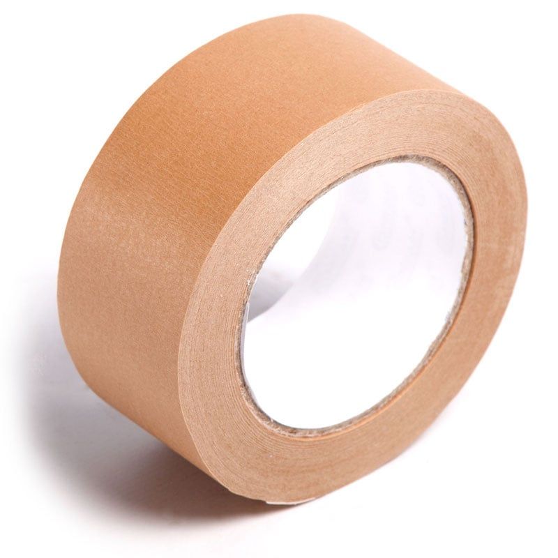Cinta adhesiva Ecológica Papel Rollo Kraft | 50 mts x 48 mm