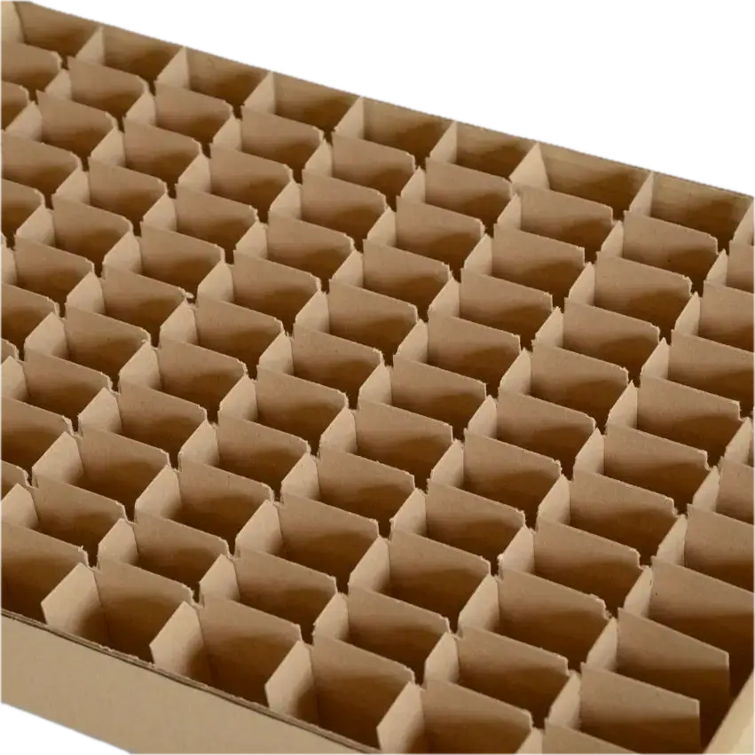 Láminas separadoras y rejillas de cartón para 12 botellas de vino, embalaje protector para transporte y almacenaje.