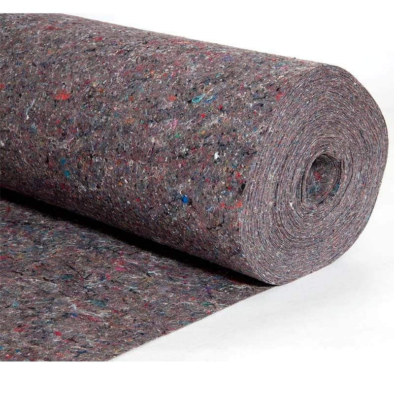 Fieltro Grueso Pintor Protector Suelo | Con Capa Polietileno Antideslizante | Medida: 1x4 m