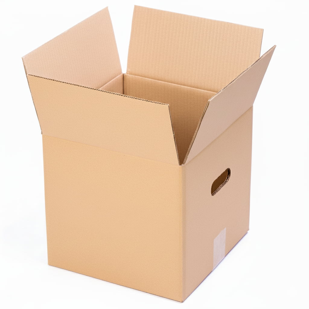 Caja 31x31x31 cm Cuadrada para Platos, Vajillas o Sombreros, con asas