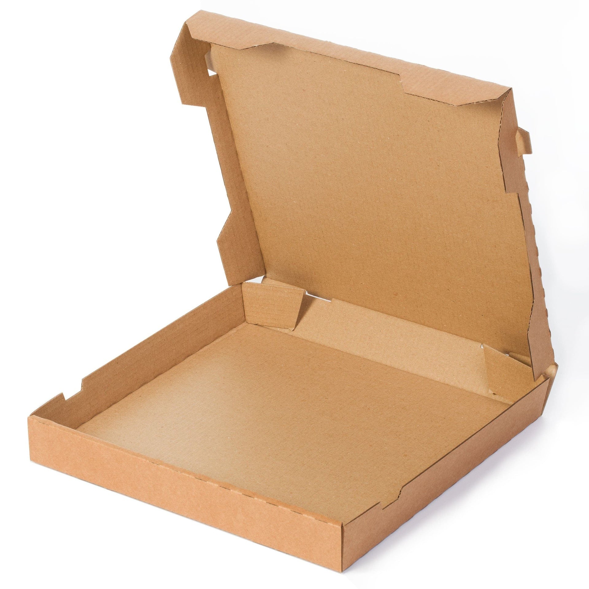 Caja para Pizza 40x40 cm (grande) | Color Marrón - Robusta | Apta como caja para envios de objetos cuadrados y planos