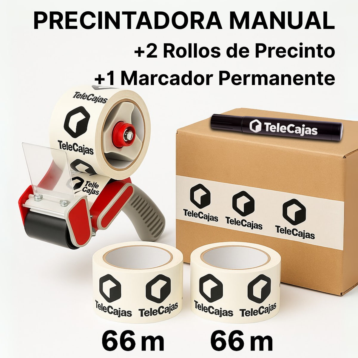 Máquina seladora manual Máquina seladora com corte e freio de 50 mm de largura